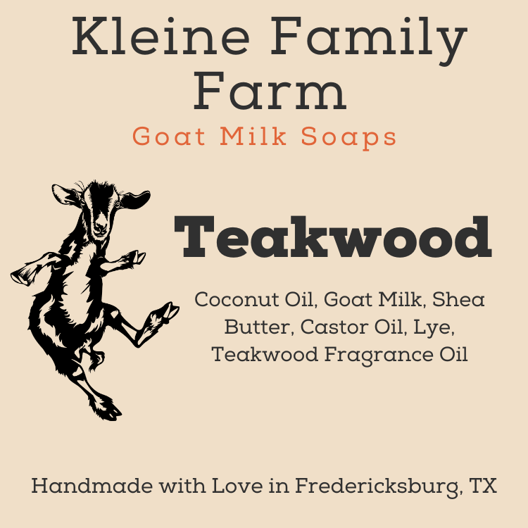 Teakwood soap