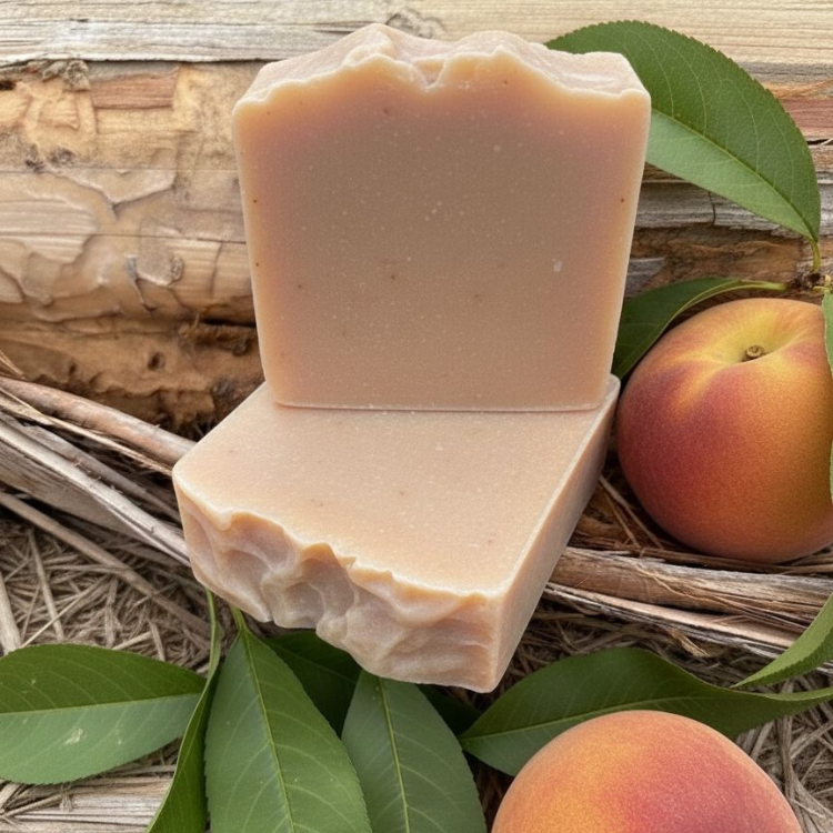 Peach soap